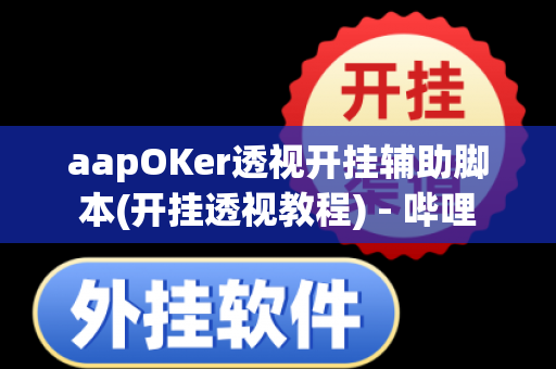 aapOKer透视开挂辅助脚本(开挂透视教程) - 哔哩